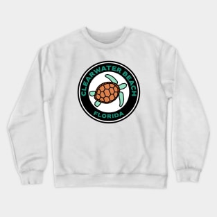 Clearwater Beach Sea Turtle Crewneck Sweatshirt